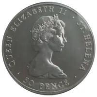 50 Pence - Elizabeth II Colony