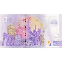 0 Euro - Nausicaá tortue et logo 2, étoiles décalées