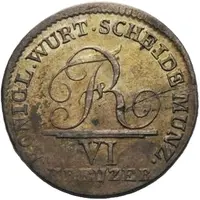 6 Kreuzers - Frederick I