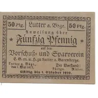 50 Pfennig Vorschuß- und Sparverein