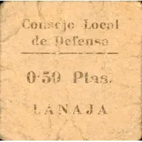 0.50 Pesetas Lanaja