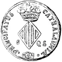 6 Quartos - Carlos V pretender,Berga