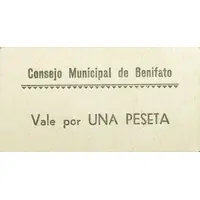 1 Peseta Benifato