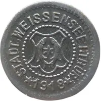 10 Pfennig - Weissensee in Thüringen