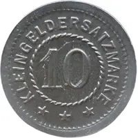 10 Pfennig - Weissensee in Thüringen