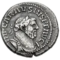 Denarius - Carausius Lion with Thunderbolt, RSR