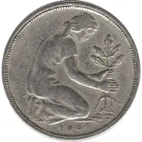 50 Pfennig Bank of German States