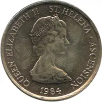 5 Pence - Elizabeth II 2nd portrait, large type