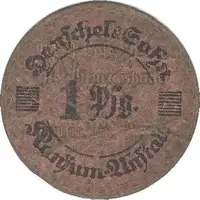 1 Pfennig Henschel and Sohn