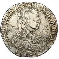 1 Ducaton - Charles II Second bust