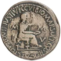 Dupondius - Tiberius C VIBIO MARSO PR COS II Q CAECILIVS IOVINVS IIV F C M M I V