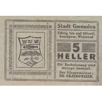 5 Heller Gmunden