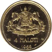 4 Maloti - Moshoeshoe II Independence Attained