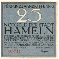 25 Pfennig