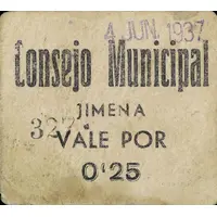 0.25 Pesetas Jimena