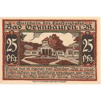 25 Pfennig Fürstenhof