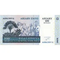 100 Ariary / 500 Francs