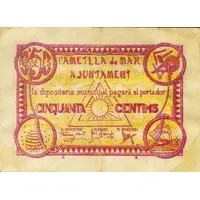 50 Céntimos L'Ametlla de Mar