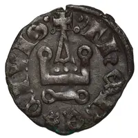Denier - William I de la Roche Thebes mint