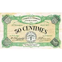 50 Centimes - Chambre de Commerce d'Eure et Loir 28