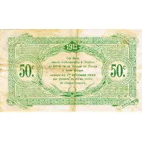 50 Centimes - Chambre de Commerce d'Eure et Loir 28