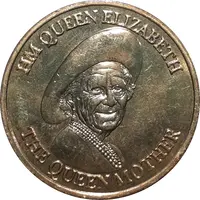 Medal - Queen Mother - Gold Coast Bulletin Personality Medal