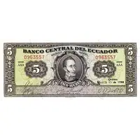 5 Sucres Reduced size, Sucre looking right