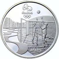 5 Reais Olympic Games Rio 2016 - Beach volleyball / Forró