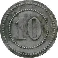 10 Pfennig - Kleve Wilhelmina-Honigkuchenwerk