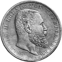 5 Mark - William II Copper-nickel pattern strike