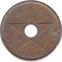 5 Centimes - Léopold II