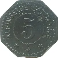 5 Pfennigs - Schlierbach Wächtersbacher Steingutfabrik G.m.b.H