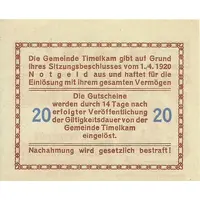 20 Heller Timelkam