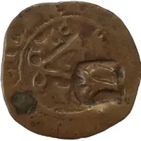 4 Maravedis - Charles and Joanna countermark dog