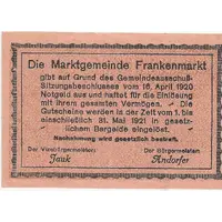 50 Heller Frankenmarkt