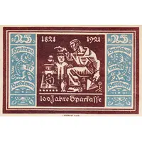 25 Pfennig Städtische Sparkasse