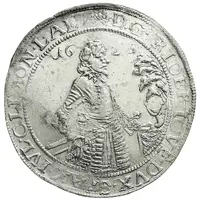 1 Thaler - John Philip I, Frederick VIII, John William IV, and Frederick William II Death of Frederick VIII