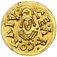 Tremissis - Recaredo I Caesaraugusta