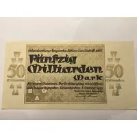 50 000 000 000 Mark Gelsenkirchener Bergwerks-Aktien-Gesellschaft