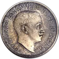 1/2 Rupia - Victor Emmanuel III Trial Strike