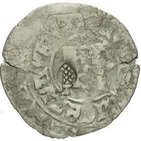 1 Prague Groschen Counterstamped