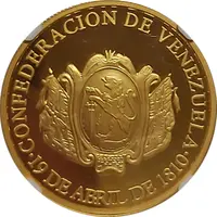 200 Bolívares Independence, Gold