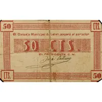 50 Céntimos Letur
