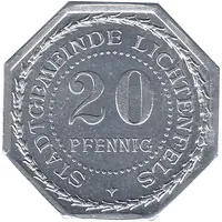 20 Pfennig - Lichtenfels Schloss Banz