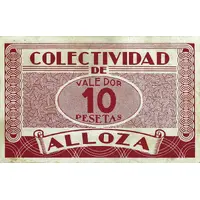 10 Pesetas Alloza