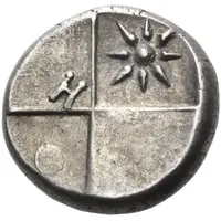 Hemidrachm Dot/Star/H