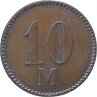 10 Mark - Münsingen Kommandantur des Gefangenen Lagers