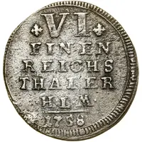 ⅙ Reichsthaler - Ernest Frederick III Charles
