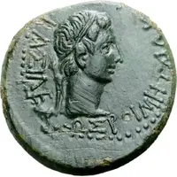 Æ24 - Rhoemetalkes I ΚΑΙΣΑΡΟΣ ΣΕΒΑΣΤΟΥ, uncertain mint