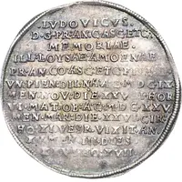 1/4 Thaler - Louis I Death of Louise Amona